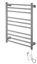ADORA® elektrisk håndkletørker 77,5 x 50 cm børstet stål